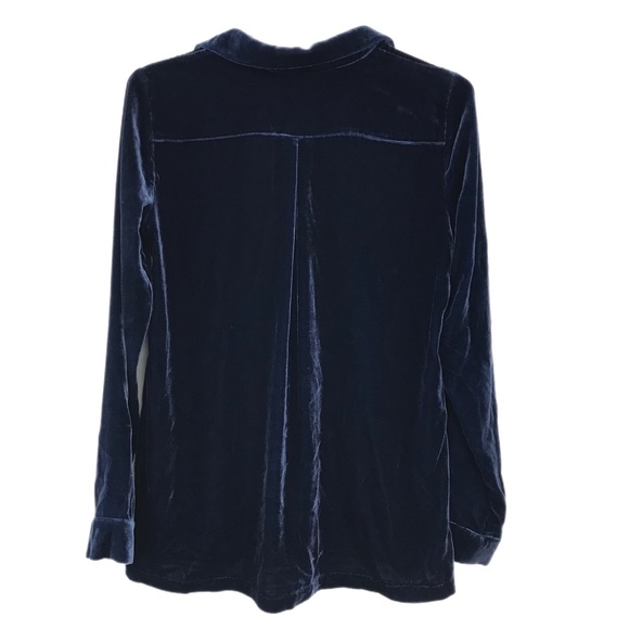 Sundance Blue Velvet Long Sleeve Shirt - Picture 2 of 4